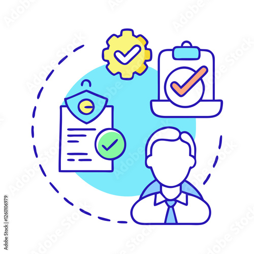 compliance icon, compliance vector illustration-simple illustration of compliance, perfect for compliance logos and icons