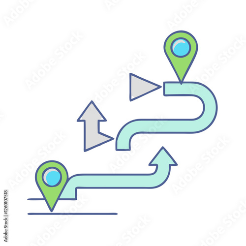 escalation path icon, escalation path vector illustration-simple illustration of escalation path, perfect for escalation path logos and icons