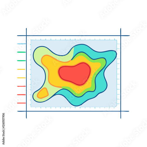 heatmap icon, heatmap vector illustration-simple illustration of heatmap, perfect for heatmap logos and icons