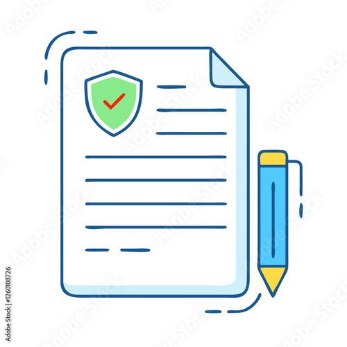 policy document icon, policy document vector illustration-simple illustration of policy document, perfect for policy document logos and icons