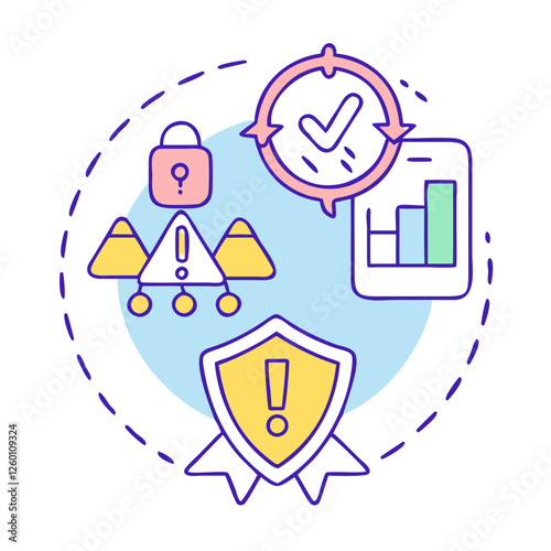 risk tolerance icon, risk tolerance vector illustration-simple illustration of risk tolerance, perfect for risk tolerance logos and icons