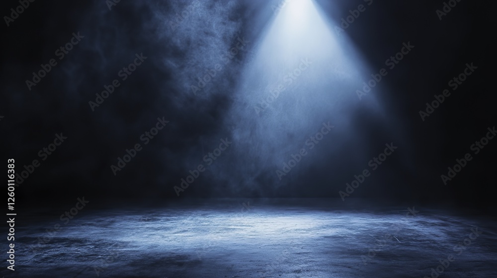 Dramatic spotlight effect creating a captivating and intense atmosphere Dramatic spotlight effect creating a captivating and intense atmosphere