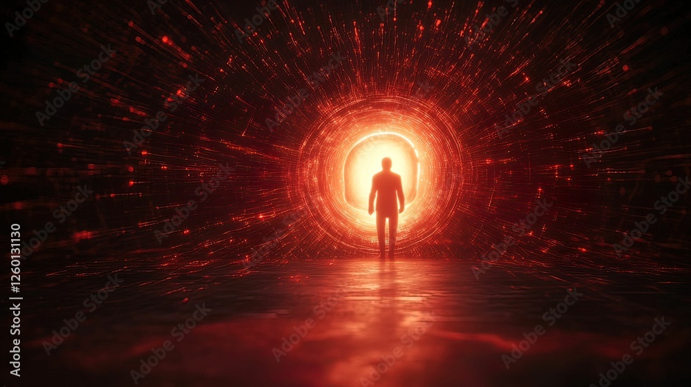 Futuristic cyber attack scene glowing padlock breaking digital realm visual high-tech environment dramatic viewpoint Futuristic cyber attack scene glowing padlock breaking digital realm visual high-tech environment dramatic viewpoint