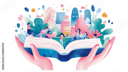 World in a Book: The power of stories to create new worlds and share collective experiences, print for education, learning, reading initiatives