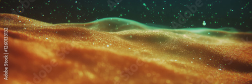 Coarse grain dust particles create a textured surface with high reflectivity and unique shapes