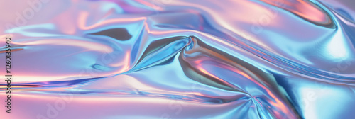 Wallpaper Mural Glossy plastic texture with chrome accents and subtle gradients showcasing vibrant reflections Torontodigital.ca