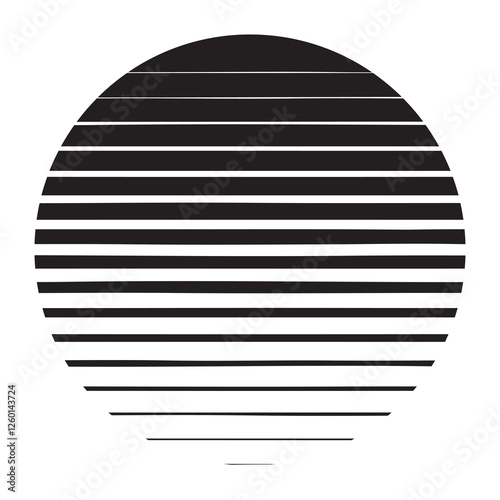 shape vector halftone circle effect