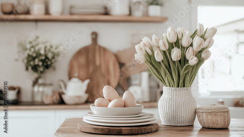 Mortar and pestle with herbs