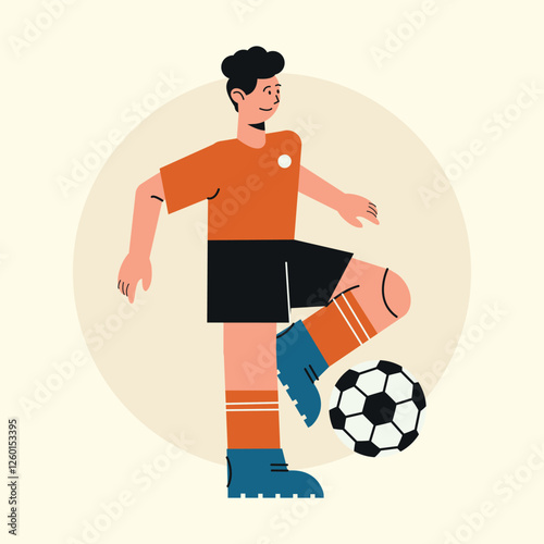 Flat Vector Sport Illustration