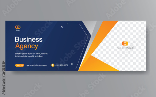 Vector abstract design web banner template. modern banner.