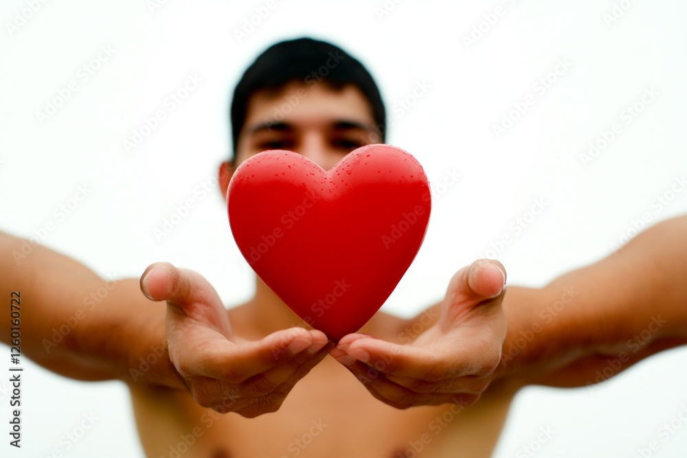 Love confession. Valentine's day greeting from man or for man: impressive bold image of loving latin young man. Commercial promotion conceptual art. Stylish love concept. Male model in love. Love confession. Valentine's day greeting from man or for man: impressive bold image of loving latin young man. Commercial promotion conceptual art. Stylish love concept. Male model in love.