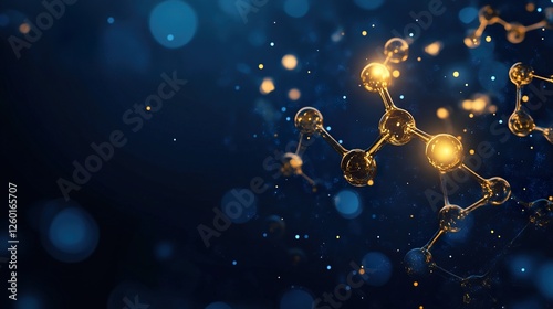 Skin care cosmetics molecular composition structure concept