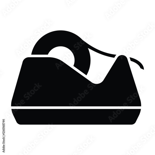 Tape dispenser icon vector design template
