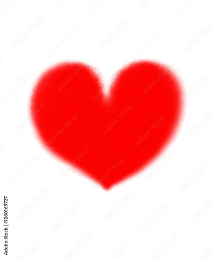 Fototapeta premium fluffy heart