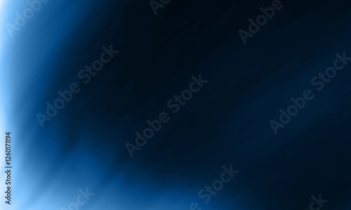 Blue smooth shapes digital abstract background. Blue background