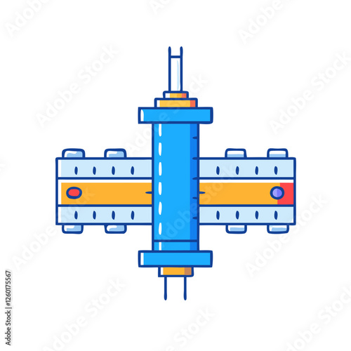 blowout preventer bop icon, blowout preventer bop vector illustration-simple illustration of blowout preventer bop, perfect for blowout preventer bop logos and icons