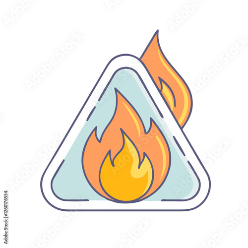 flammable icon, flammable vector illustration-simple illustration of flammable, perfect for flammable logos and icons