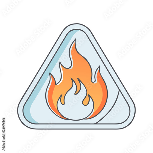 flammable icon, flammable vector illustration-simple illustration of flammable, perfect for flammable logos and icons