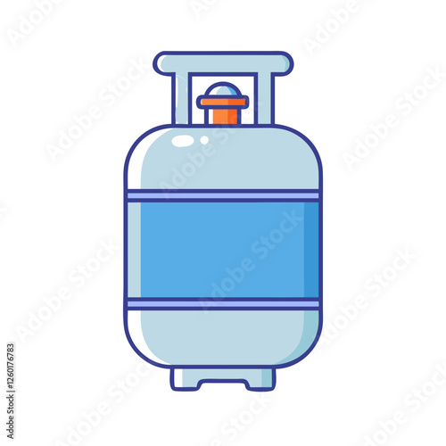gas cylinder icon, gas cylinder vector illustration-simple illustration of gas cylinder, perfect for gas cylinder logos and icons