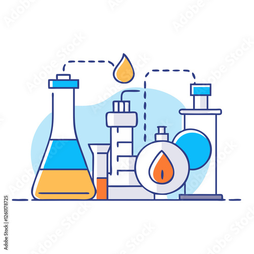 petrochemical icon, petrochemical vector illustration-simple illustration of petrochemical, perfect for petrochemical logos and icons