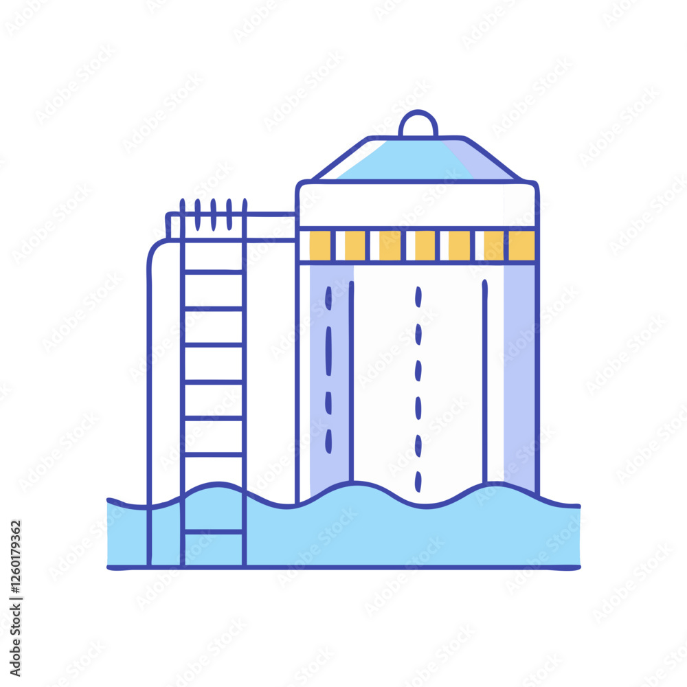 reservoir icon, reservoir vector illustration-simple illustration of reservoir, perfect for reservoir logos and icons reservoir icon, reservoir vector illustration-simple illustration of reservoir, perfect for reservoir logos and icons