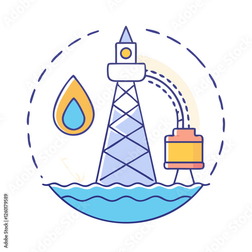 shale oil icon, shale oil vector illustration-simple illustration of shale oil, perfect for shale oil logos and icons