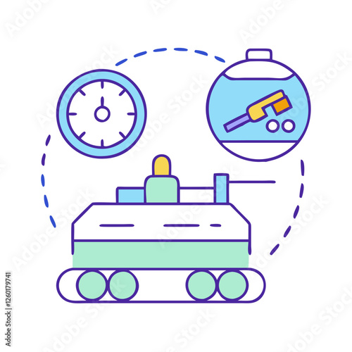 tank calibration icon, tank calibration vector illustration-simple illustration of tank calibration, perfect for tank calibration logos and icons