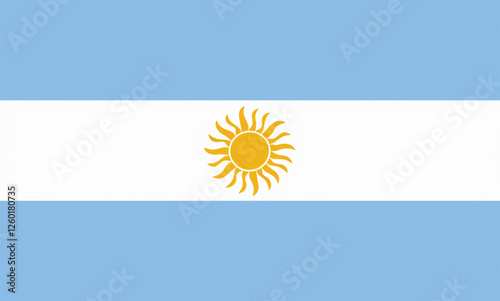 The Argentinian flag, a symbol of national pride.