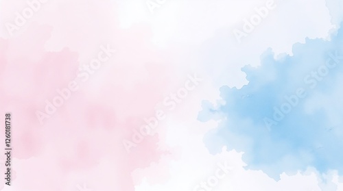 Soft watercolor texture background with pastel tones