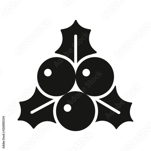 Check this carefully designed christmas berries vector, know as holy berries