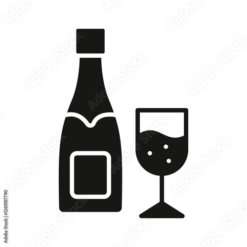 Bottles of festive beverages, perfect for holiday celebrations.