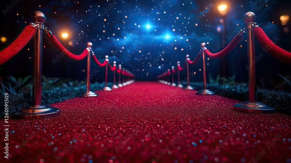 red carpet adorned with stars business achievement background blu red carpet adorned with stars business achievement background blu