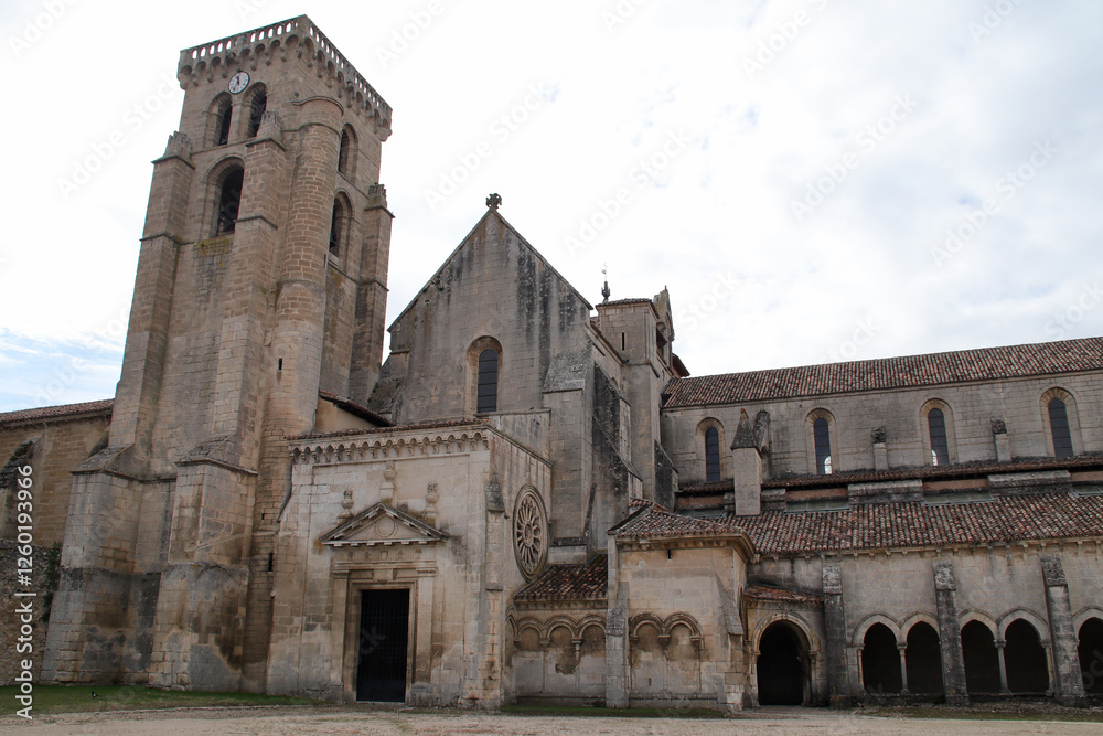 medieval church of the santa maria la real de las huelgas monastery in burgos in spain medieval church of the santa maria la real de las huelgas monastery in burgos in spain