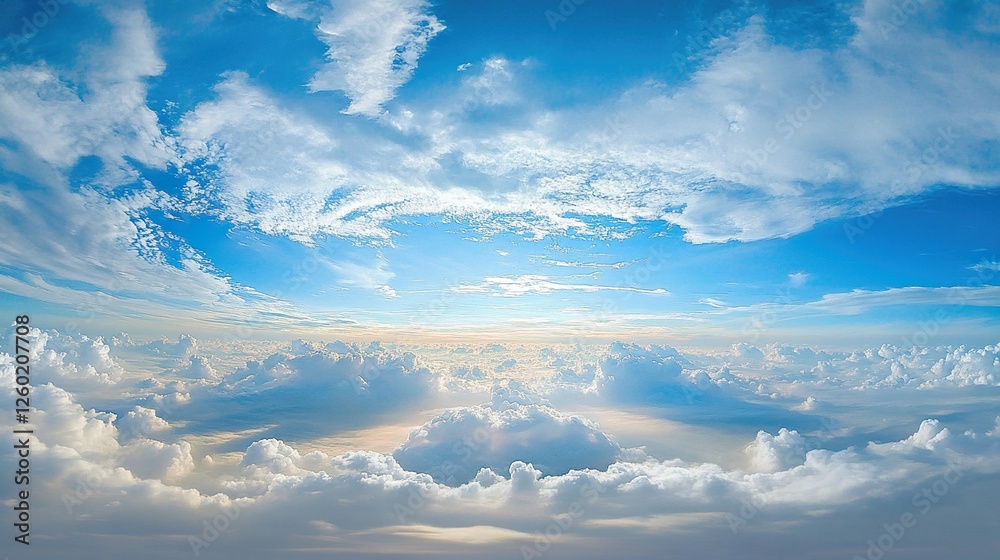 Aerial photography of colorful clouds in the sky Aerial photography of colorful clouds in the sky