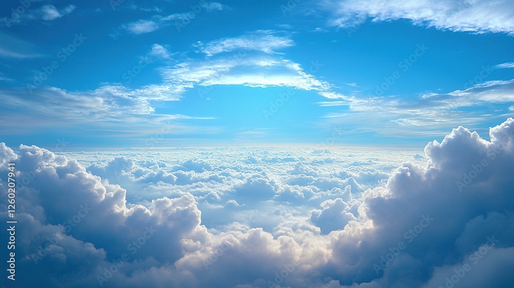 Aerial photography of colorful clouds in the sky Aerial photography of colorful clouds in the sky