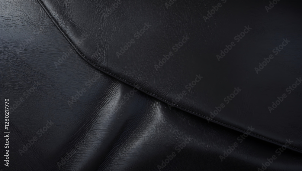 Sleek Black Leather Texture with Subtle Repeated Design for Modern Backgrounds Sleek Black Leather Texture with Subtle Repeated Design for Modern Backgrounds
