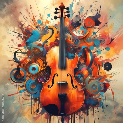 Illustration of sound background.