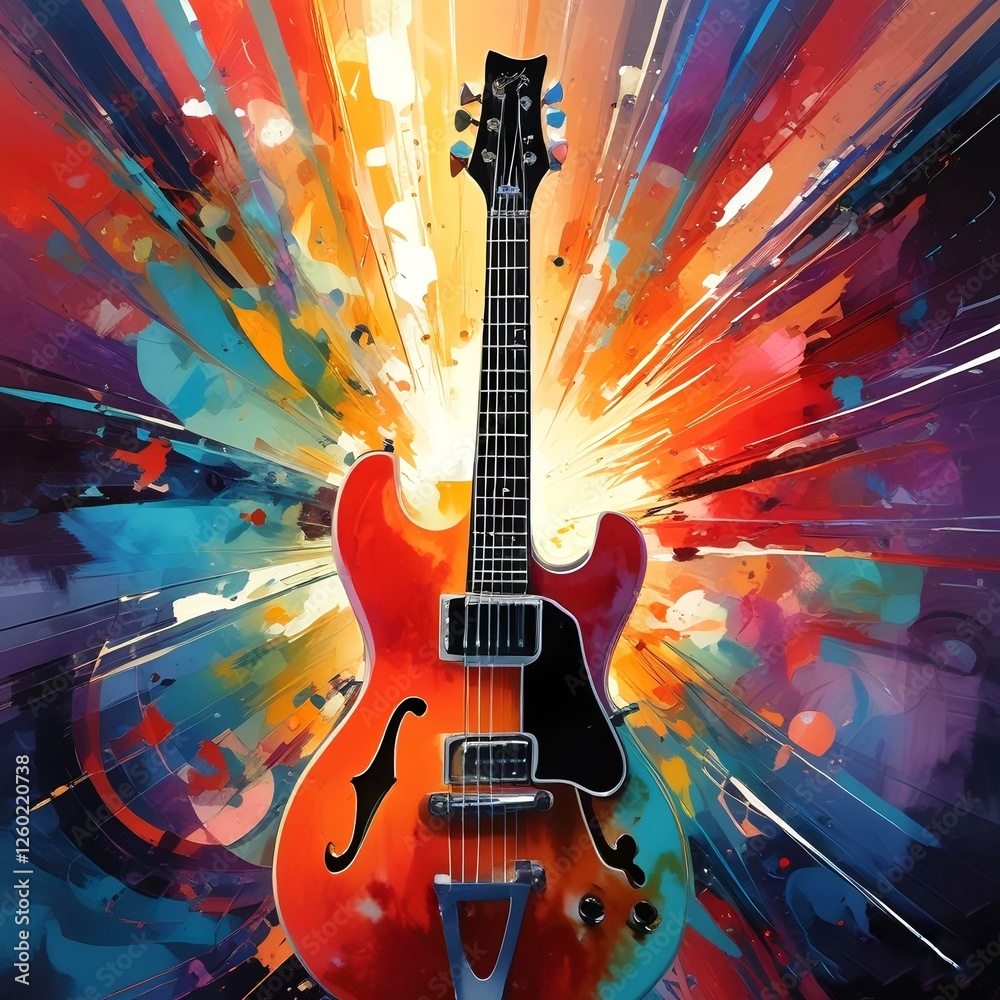 Naklejka premium Illustration of sound background.