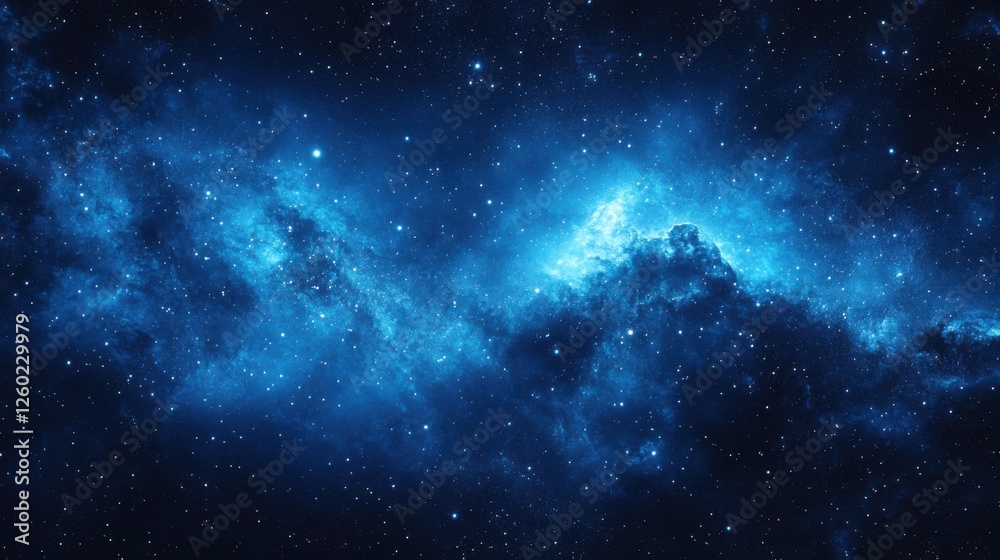 Fototapeta premium Abstract celestial background with constellations and starry skies in deep blues and whites, highlighting the beauty and wonder of the night sky. Ideal for astronomy and space-themed projects.