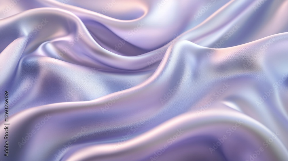 Obraz premium luxurious soft purple silk fabric drape