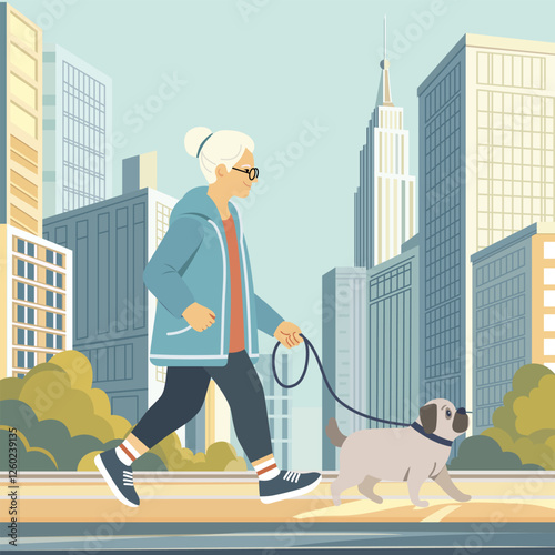 Retirement Dog Activity Retired people City Health