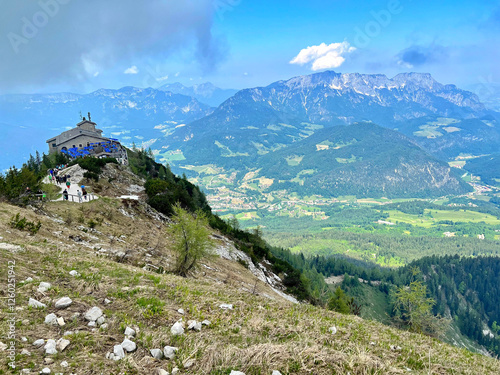 mountain landscape in the alps