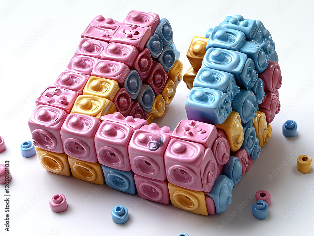 Naklejka premium kids, font, alphabet, playful, colorful, childlike, fun, cute, learning, letters, education, school, handwriting, cartoon, joyful, friendly, bubbly, creative, bright, happy, whimsical, cheerful, soft,