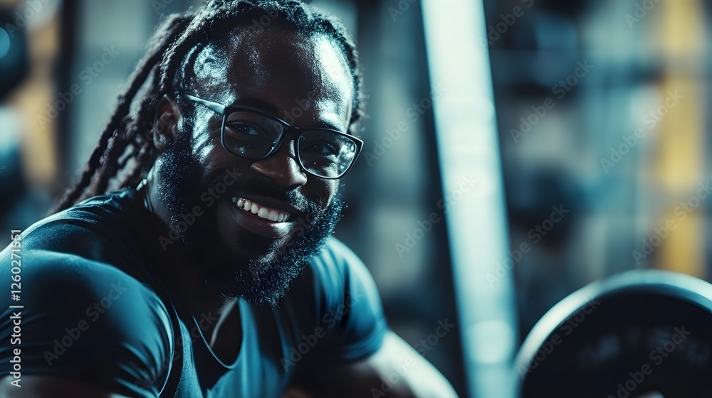 Charismatic and friendly looking African man with dreadlocks and sunglasses smiling confidently in a vibrant urban setting exuding a positive and welcoming attitude Charismatic and friendly looking African man with dreadlocks and sunglasses smiling confidently in a vibrant urban setting exuding a positive and welcoming attitude