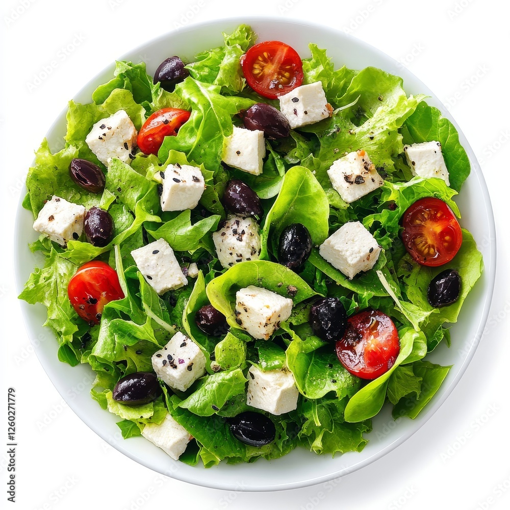 Fresh vegetable salad in a bowl isolated on clean white background, healthy eating, vegan lifestyle, and nutrition concept with vibrant greens, tomatoes, and cucumbers. Fresh vegetable salad in a bowl isolated on clean white background, healthy eating, vegan lifestyle, and nutrition concept with vibrant greens, tomatoes, and cucumbers.