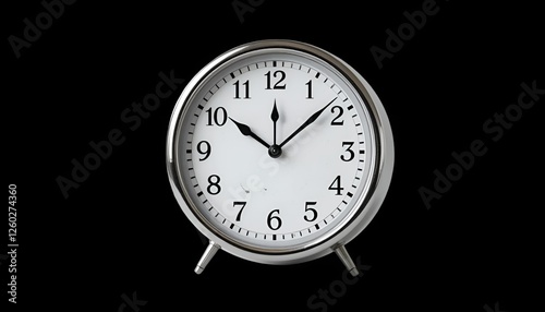 old fashioned clock.
Hand Clock with White background