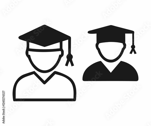 clip art, diploma, education, graduation, learning, simplicity, student, studying, success, teaching, university, mortarboard, computer graphic, illustration, design, sign, symbol, vector, icon symbol