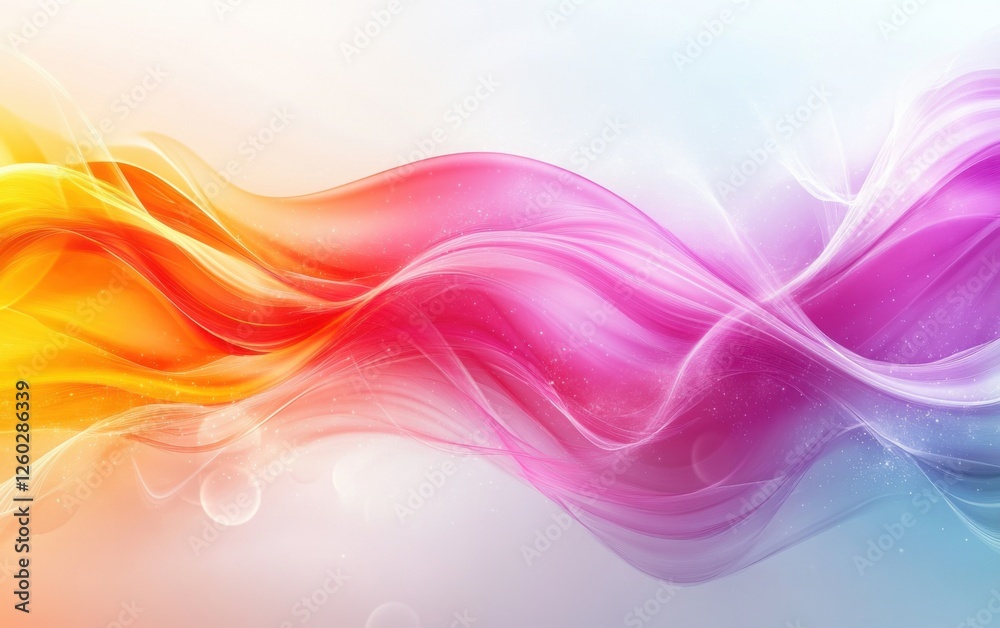 Fototapeta premium Abstract dynamic color waves background with dynamic color waves and energetic light effects. Emphasizing modern vibrancy and artistic dynamism, ideal for high-impact graphics and vibrant designs.