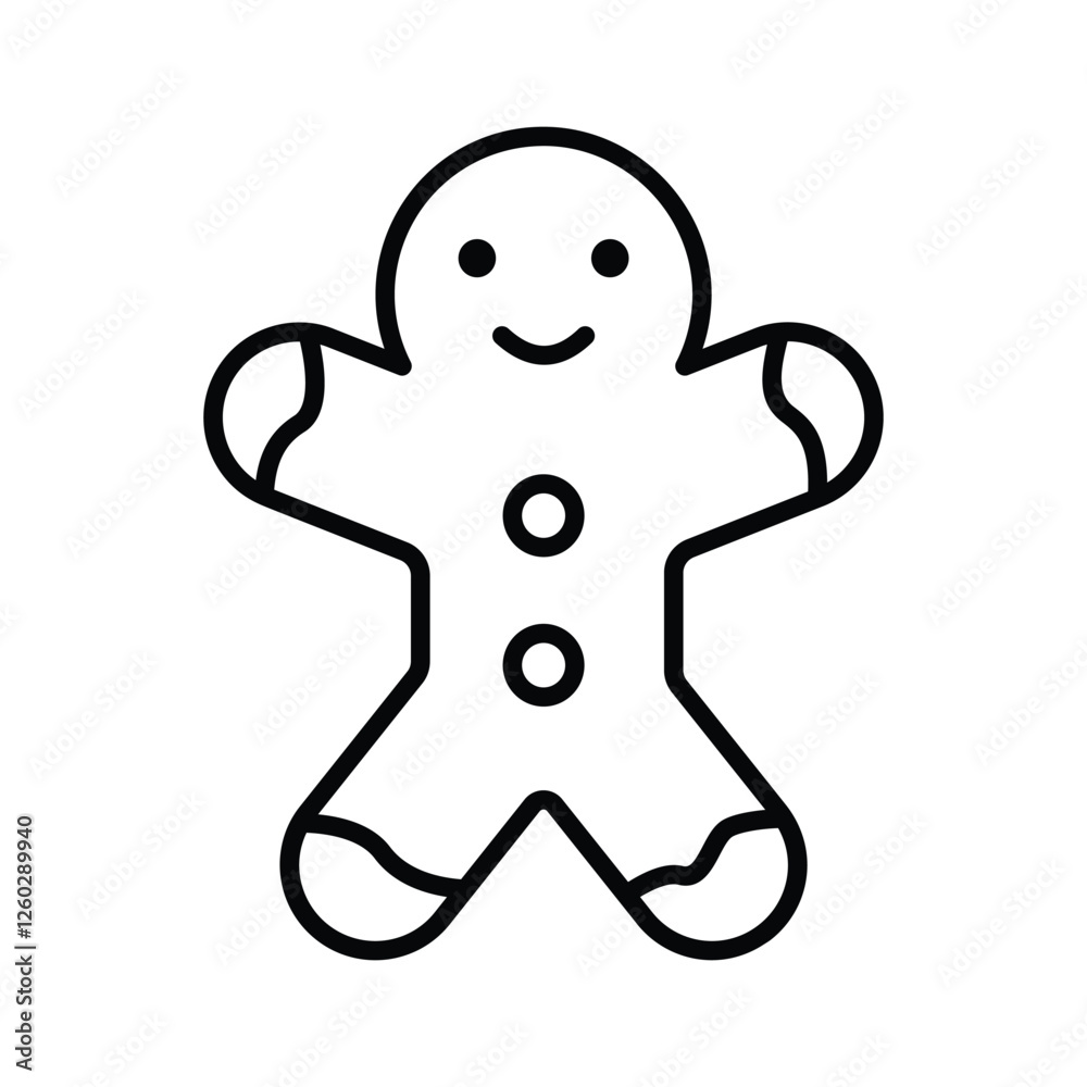 Download this flat icon of gingerbread cookie up for premium use Download this flat icon of gingerbread cookie up for premium use
