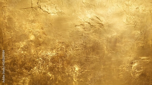 Luxurious Metallic Gold Abstract Textured Background with Shiny Glittering and Ornate Patterns for Elegant and Opulent Design Concepts